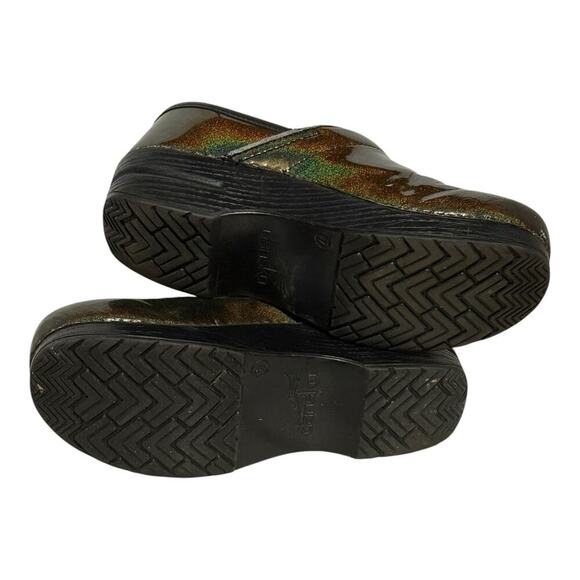 Dansko Career Women's Comfort Clogs Iridescent Mettalic Leather Slip On 10.5 - Picture 8 of 8